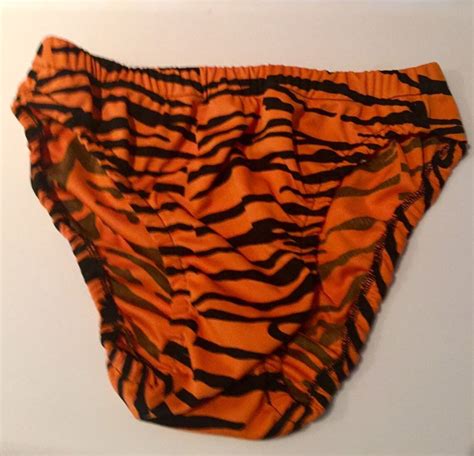 tiger stripe underwear.